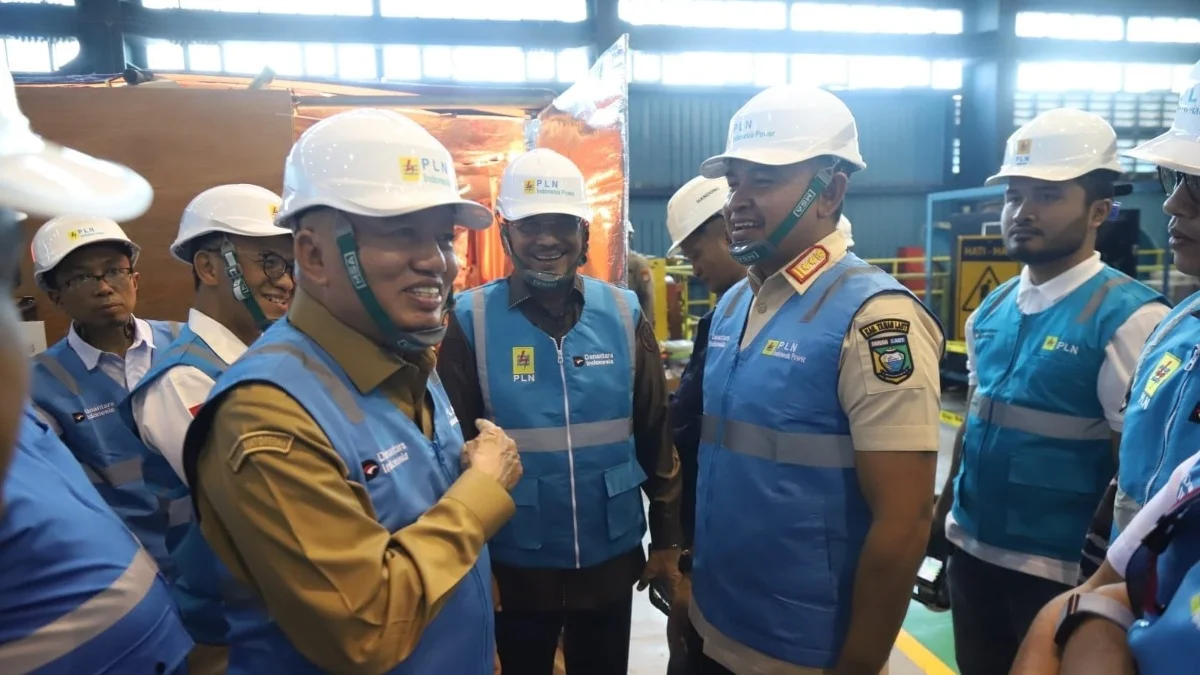 Pemulihan Kelistrikan Kalsel Dipercepat, Peninjauan PLTU Asam-Asam Dipimpin Gubernur Muhidin dan Bupati Rahmat