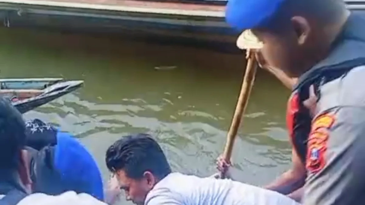 Korban Tenggelam di Sungai Martapura Kawasan Pasar Lima Banjarmasin Ditemukan