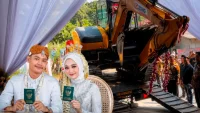 Sosok Pengantin Viral Rico-Laella, Hantaran Ekskavator dan Jeep Rubicon Senilai Rp6 Miliar