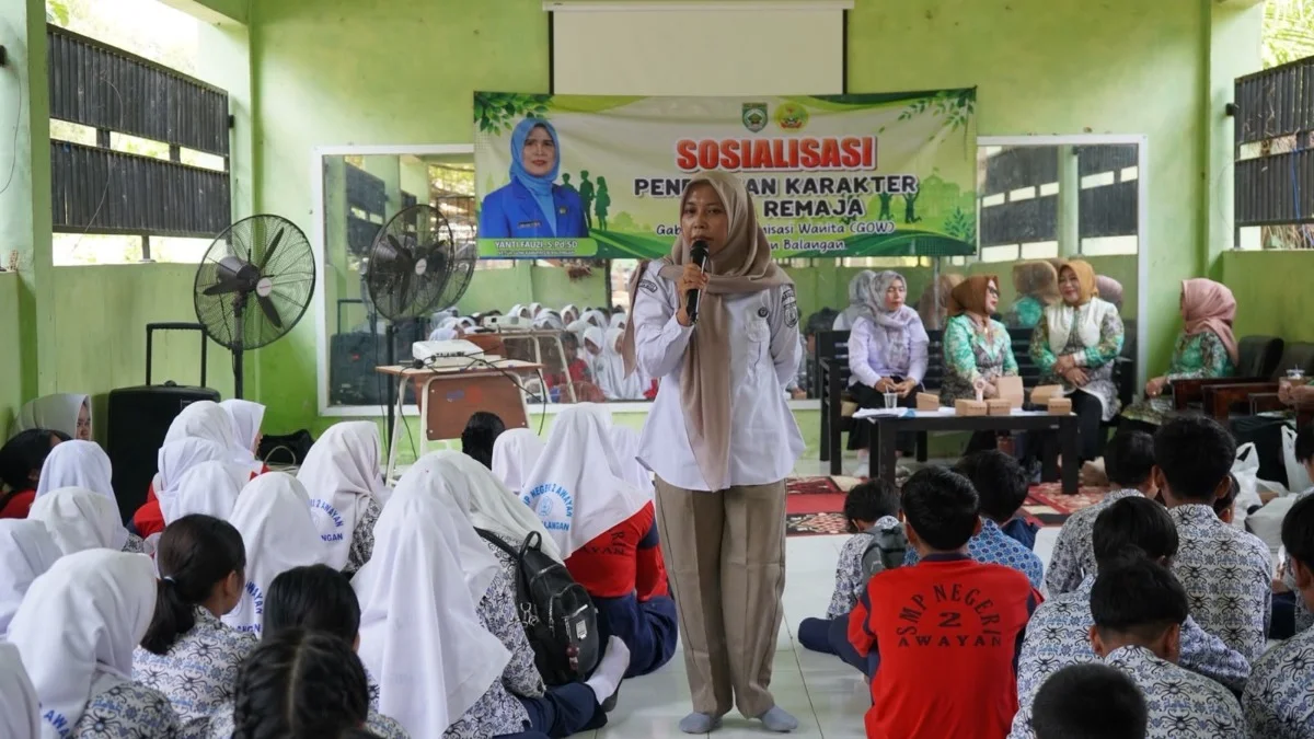 GOW Balangan Beri Edukasi untuk Pelajar SMPN 2 Awayan