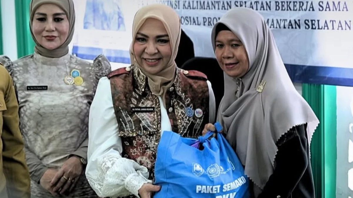HKG PKK Ke-54, 15 Ribu Paket Sembako Disalurkan untuk Kader PKK dan Guru PAUD se-Kalsel
