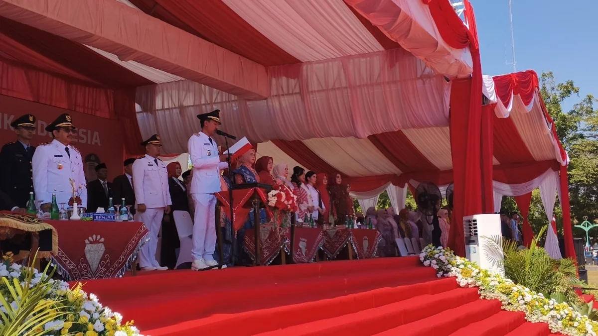 HUT Ke-81 RI, Bupati Banjar Ingatkan Jajaran Pemkab Soal Pelayanan dan Minta Gen-Z Ambil Peran