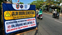 Jalan Veteran Km 5,5 Sungai Lulut Banjarmasin Dibuka Sementara, Kendaraan Tonase Besar Dilarang