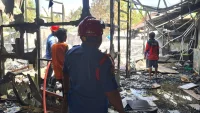 Kebakaran di Gambut Banjar, Tiga Rumah Hangus dan Tujuh KK Terdampak