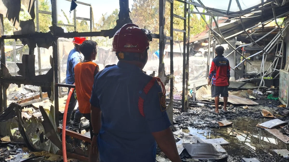 Kebakaran di Gambut Banjar, Tiga Rumah Hangus dan Tujuh KK Terdampak