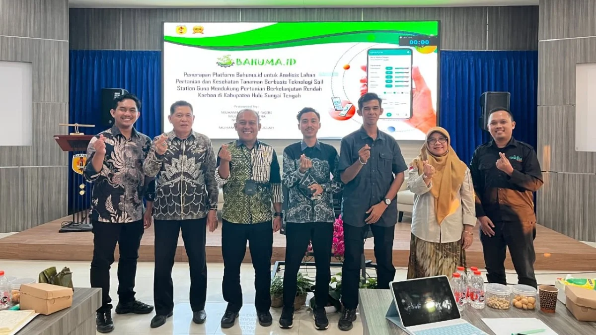 Lima Pemuda HST Kembangkan Bahuma.id, Bawa Teknologi Digital ke Lahan Pertanian