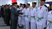 Lulus Gemblengan Intensif, 40 Anggota Paskibraka Tanah Laut 2026 Resmi Dikukuhkan Bupati Rahmat Trianto