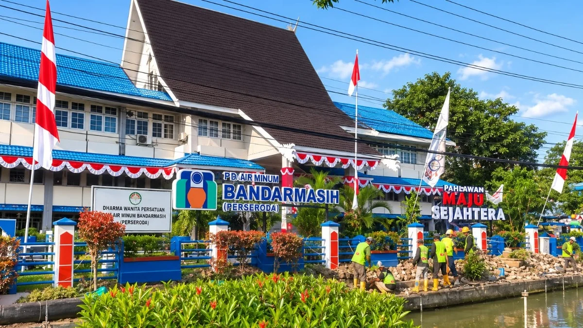 PAM Bandarmasih Minta Warga Banjarmasin Hemat Air, Distribusi Berkurang Karena Kadar Garam Meningkat