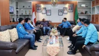 Pengurus KNPI Kalsel Bersilaturahmi dengan Bupati HSS, Andi Rustianto Dapat Nasihat Syafrudin Noor