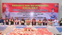 Gubernur Apresiasi Aksi Polda Kalsel Musnahkan 172,4 kg Sabu