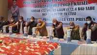 Polda Kalsel Musnahkan 172,4 Kilogram Sabu dan 556 Butir Ekstasi, Nilainya Capai Rp311 Miliar