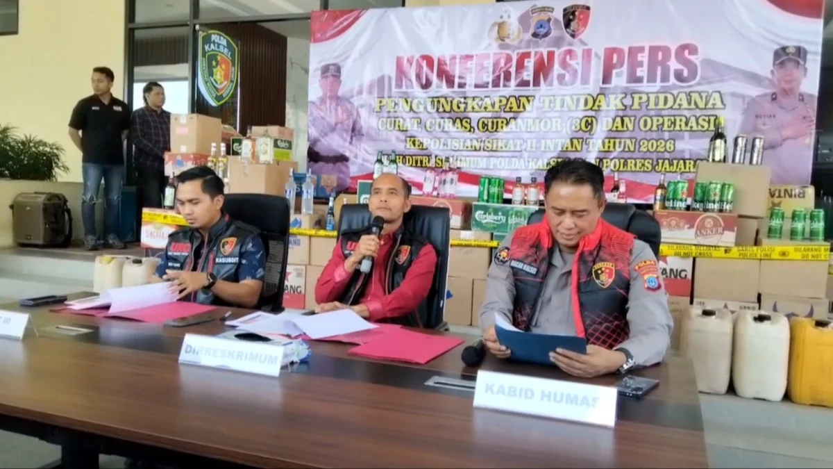 Polda Kalsel Proses 126 Tersangka Pencurian dan Hasil Operasi Sikat II Intan 2026