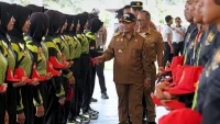 Puluhan Calon Paskibraka HST Jalani Pemusatan Latihan Jelang 17 Agustus