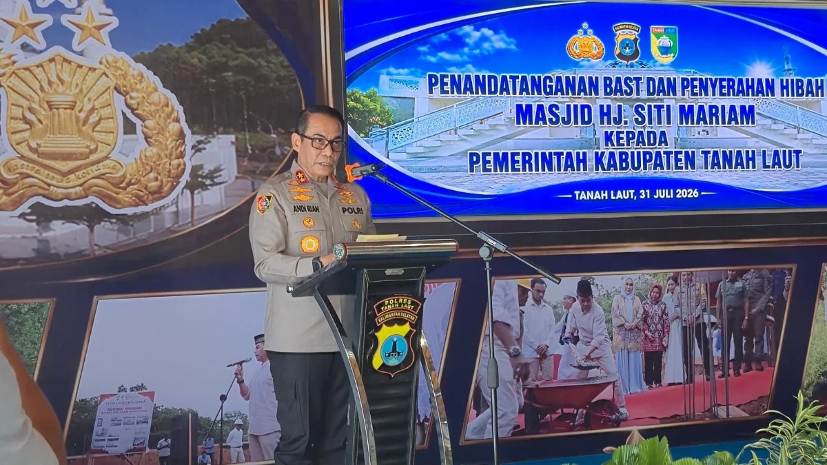 Resmi Dihibahkan ke Pemkab Tanah Laut, Ini Kisah di Balik Nama Masjid Hj Siti Maryam