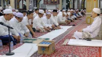 Salat Hajat Hari Jadi Ke-76 Kabupaten Banjar, Saidi Panjatkan Harapan dan Guru Hasanuddin Beri Pesan