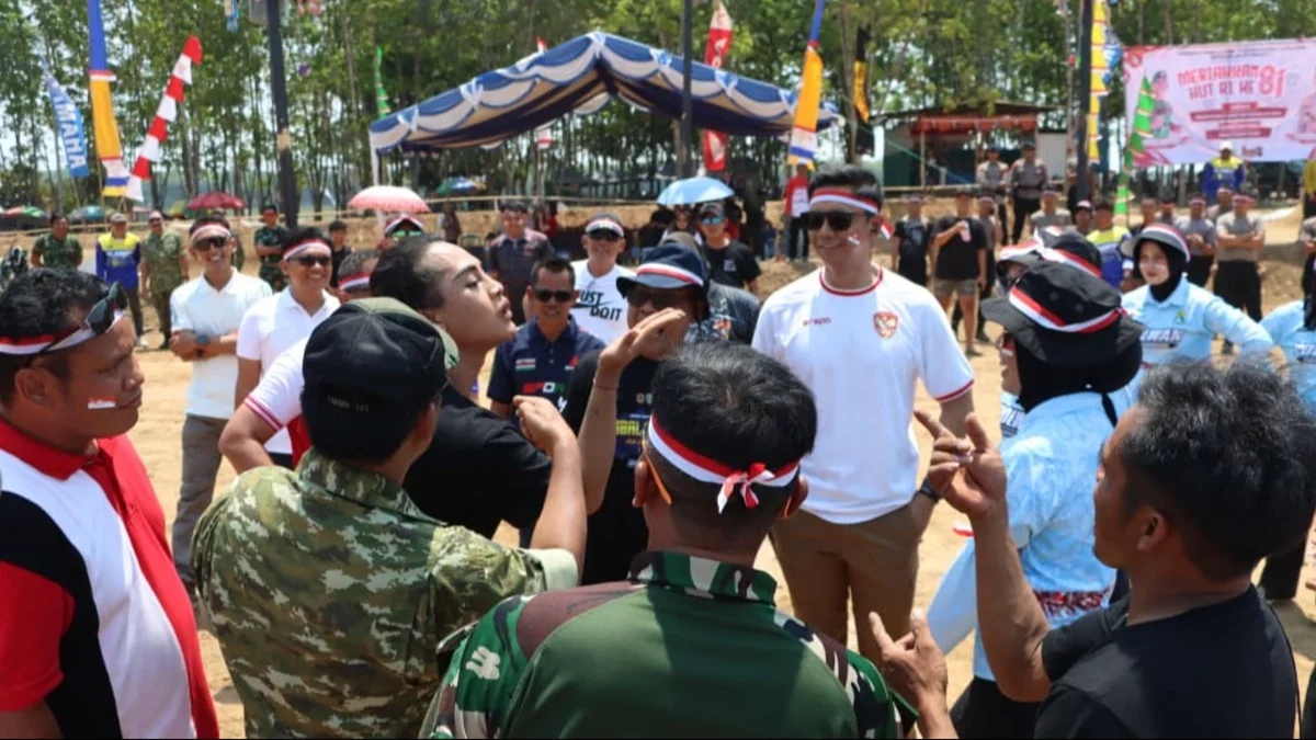 Semarak HUT Ke-81 RI, TNI-Polri dan Warga Tabalong Gelar Beragam Lomba di Tamiang Bajut