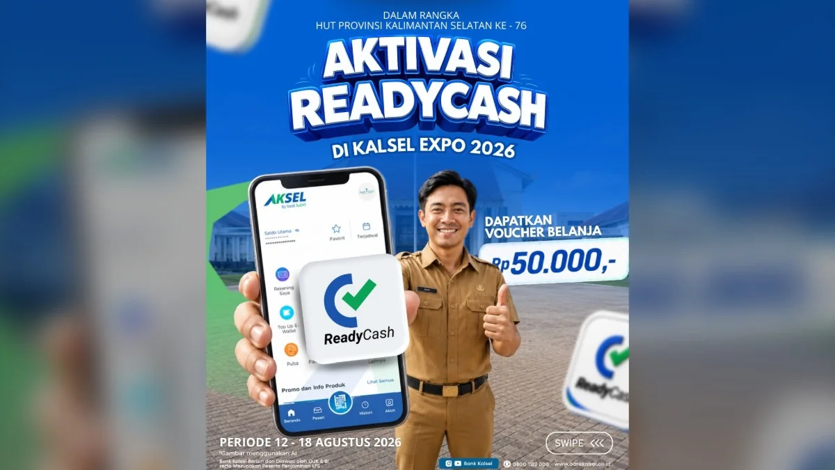 Voucher Belanja Rp 50 Ribu dari Bank Kalsel Bagi ASN di Kalsel Expo 2026