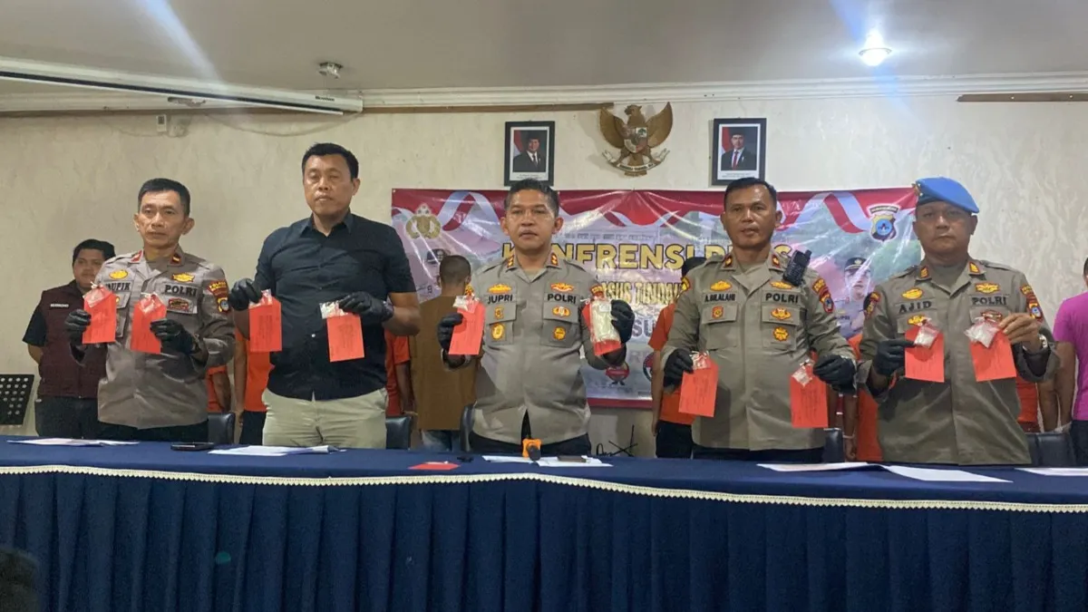 Polres HST Sita 118 Gram Sabu dari 11 Kasus, Amankan 12 Tersangka Selama Agustus 2026