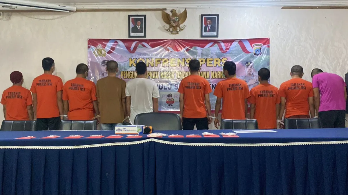 12 Tersangka Narkoba di HST Bukan Hanya Sekadar Pemakai, Satu Residivis