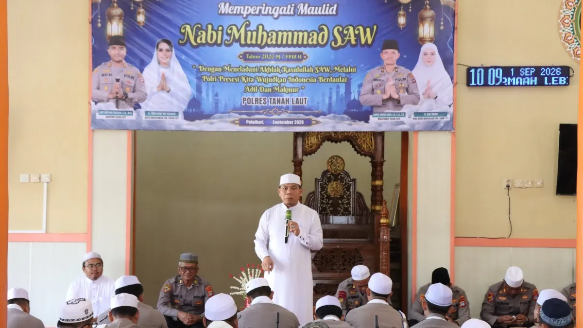 Peringati Maulid Nabi Muhammad SAW 1448 H, Polres Tanah Laut Wujudkan Polri Presisi Humanis