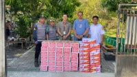 Karhutla Banjarbaru, Alfamart Salurkan Bantuan Logistik untuk Relawan