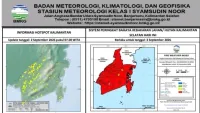 BMKG Syamsudin Noor Pantau Hotspot Karhutla Kalsel, Peringkat Bahaya Kebakaran Tinggi