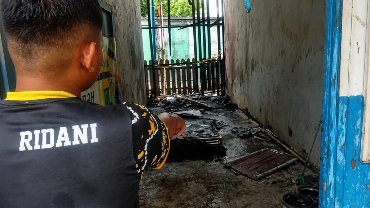 Kebakaran SDN Antasan Besar 1 Banjarmasin, Satu Ruang Kelas Nyaris Ikut Dilalap Jago Merah