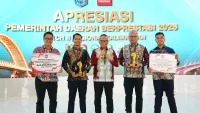 Terbaik I Akses Pendidikan dan Terbaik II Pengelolaan Lingkungan Tingkat Nasional, Tabalong Terima Rp3,5 Miliar
