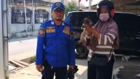 4 Hari di Atas Atap, Warga Pelaihari Tanah Laut Minta Tolong Damkar