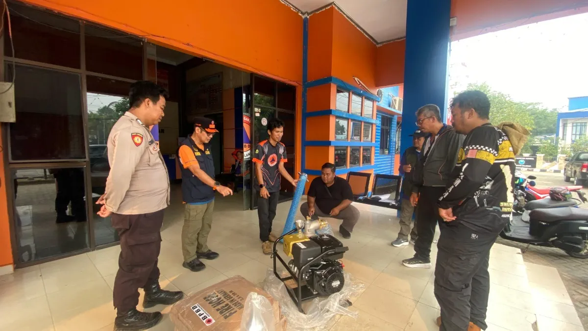 Perkuat Penanganan Karhutla, BPBD Balangan Distribusikan Mesin Alkon ke Daerah Rawan Titik Api