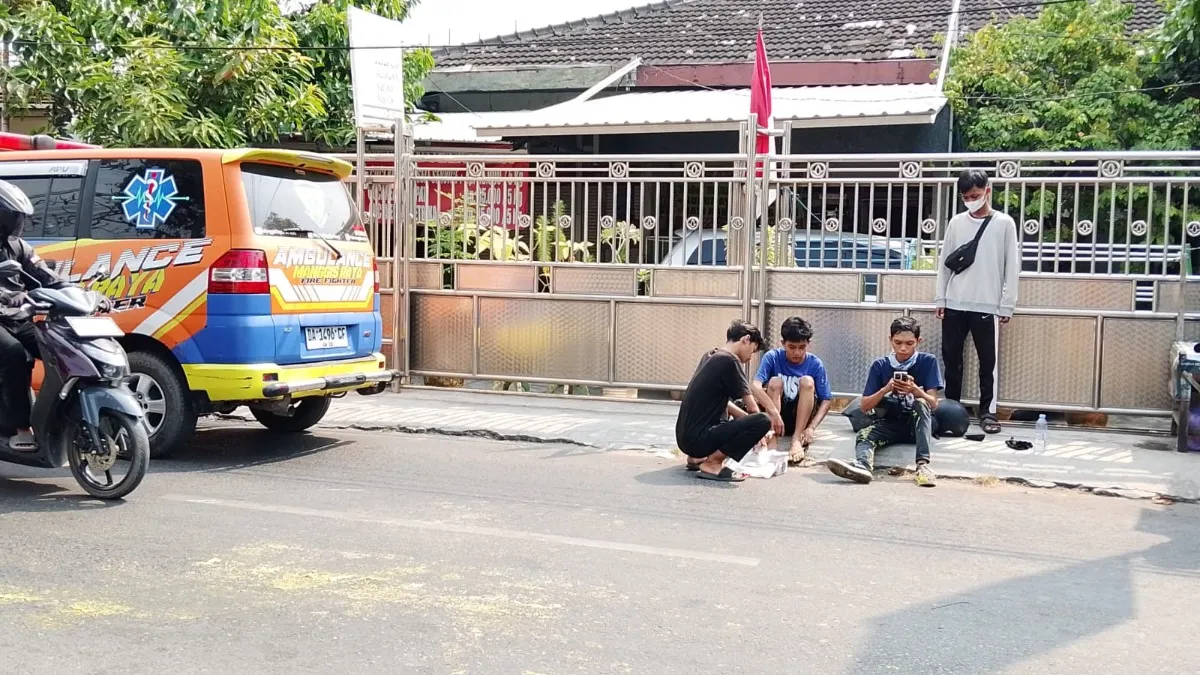 Tabrakan di Jalan Manggis Banjarmasin, 3 Korban Luka