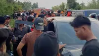 Mengebut di Jalanan Banjarmasin, Pengemudi Mobil yang Tabrak Sejumlah Pengendara Diduga Bawa Narkoba