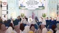 Maulid Nabi Majelis Taklim Muslimah Angsana, Ketua TP PKK Tanah Bumbu Tekankan Teladan Rasulullah