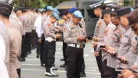 Antisipasi Judi Online dan Pinjol, Sipropam Polres Tanah Laut Razia Telepon Genggam Anggota