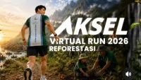 Yuk Genapkan Jarak Peserta AKSEL Virtual Run 2026 dari Bank Kalsel, Tanam 760 Pohon Ulin