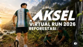 Yuk Genapkan Jarak Peserta AKSEL Virtual Run 2026 dari Bank Kalsel, Tanam 760 Pohon Ulin