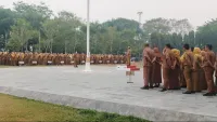 Apel Gabungan Pemkab Tabalong, ASN Diminta Perkuat Komunikasi dan Koordinasi