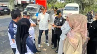 Dishub Kalsel Pasang 25 PJU di Jalan Trans Kalimantan Batola