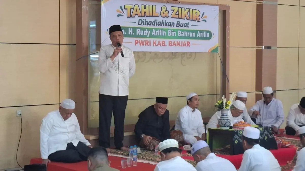 PWRI Banjar Doakan Rudy Arifin, Putra Almarhum Sampaikan Permohonan Maaf