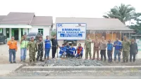 Cipta Kridatama Dukung Ketahanan Air Bersih Desa Mangkalapi Tanah Bumbu Lewat Pembangunan Embung