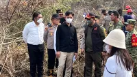 Kepada Wapres Gibran, Kepala BNPB Sebut Karhutla Kalsel Relatif Terkendali