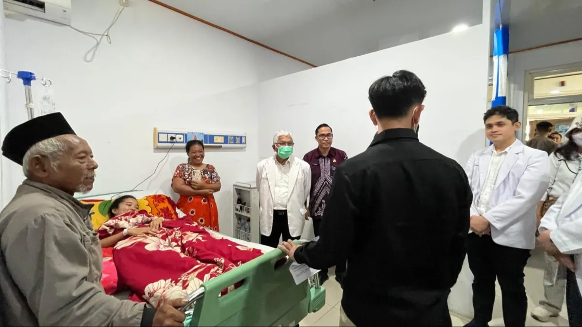 Dijenguk Wapres Gibran, Pasien ISPA di RSD Idaman Ungkapkan Rasa Senangnya