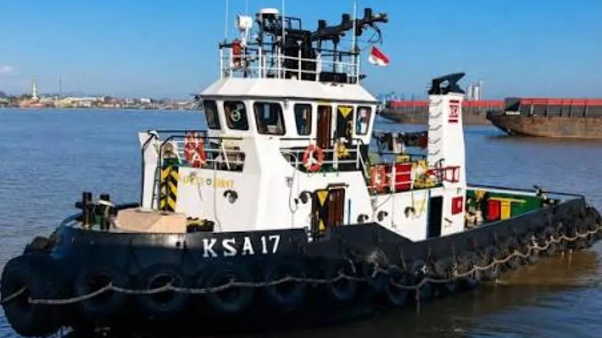 Tugboat Asal Banjarmasin Tenggelam di Kumai  Kalteng, Satu Awak Tewas dan Lima Hilang