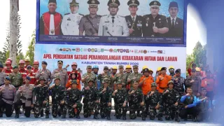 Bupati Tanah Bumbu Minta Patroli dan Kesiapsiagaan Ditingkatkan, Satgas Karhutla Diperkuat