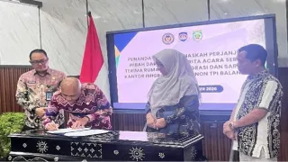 Perkuat Sarana dan Prasarana, Imigrasi Balangan Terima Hibah Rumdin dan Fasilitas Perkantoran dari Pemkab Balangan