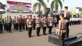 Empat Pejabat Polres Tabalong Berganti, Kapolres Minta Tingkatkan Pelayanan