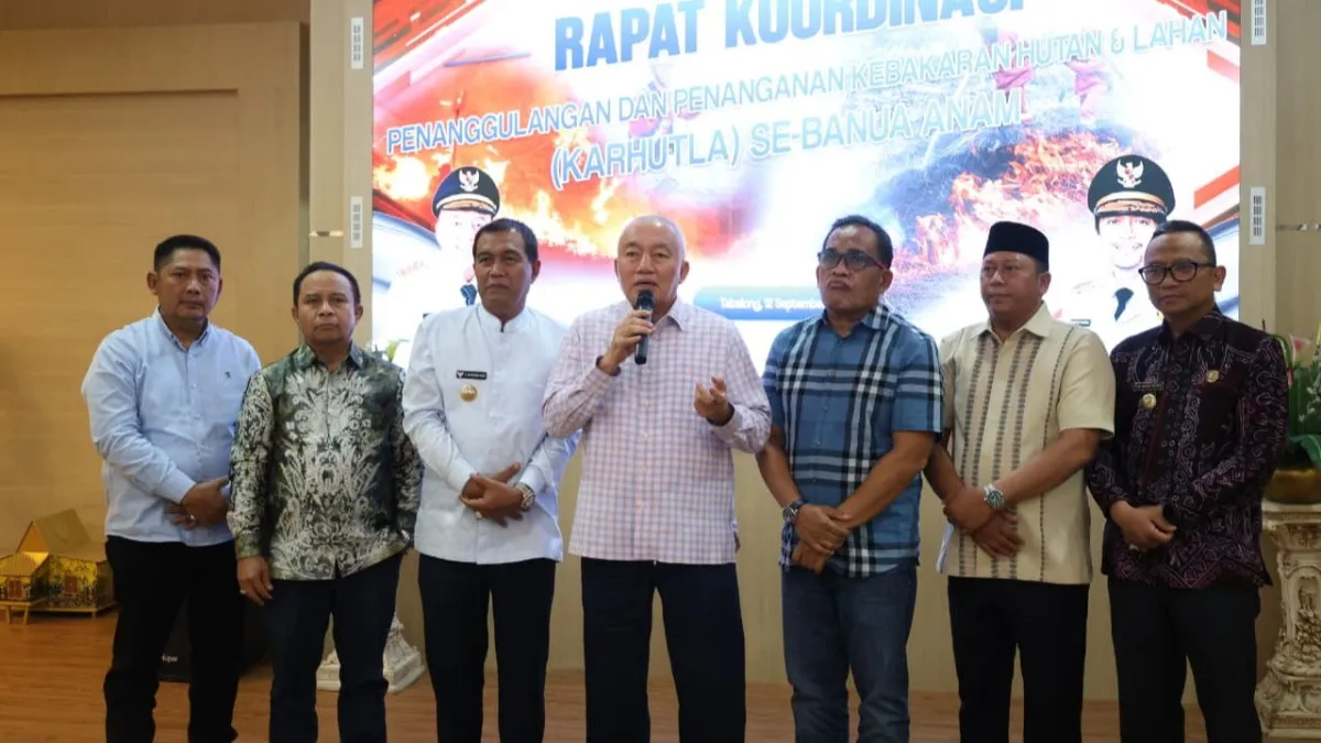 Pemkab HST Dukung Kolaborasi Banua Anam Tangani Karhutla dan Banjir