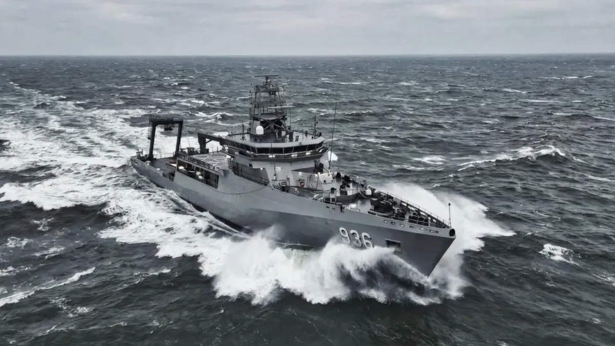 Kapal Canggih KRI Canopus Ikut Cari Korban Terperangkap di Dalam Virgo Transport 8