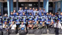 350 Jaket dan BBM Rp50 Juta untuk BUSER 690 Banjar, Dukung Relawan Tanggap Karhutla