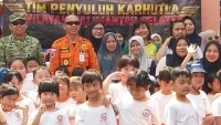 300 Murid Taman Kanak-kanak Tabalong Belajar Kenali Bencana dan Cara Evakuasi